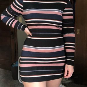 stripped dress